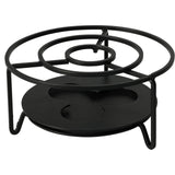 Excellent houseware rechaud ã˜16xh8cm zwart rechaud rvs ã˜16xh8cm zwart