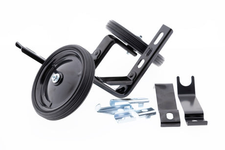 Buzaglo pexkids stabilo set 12-20 inch zwart luxe stalen wiel zijwielen