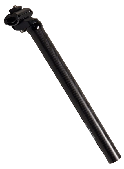 HZB AA+ Carbon seat post with Alu Kop ATB Race 27.2 mm 300 mm Black