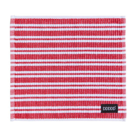 Ddddd Geschirrtuch Classic Clean, Packung mit 4 Stück, 30 x 30 cm, Rot