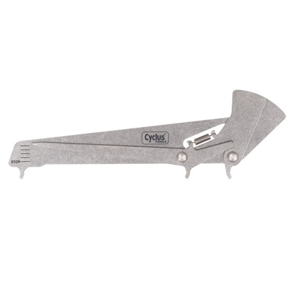 Buzaglo Kettenverschleißmesser, Zyklus aller Ketten inkl. SRAM Flattop - Silber