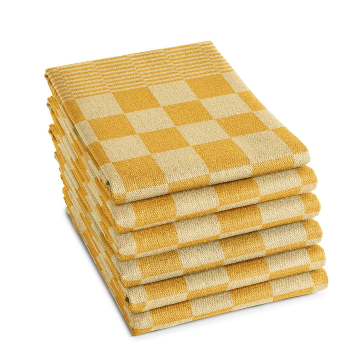 Ddddd Geschirrtuch BBQ Ocker 65x65cm 6St