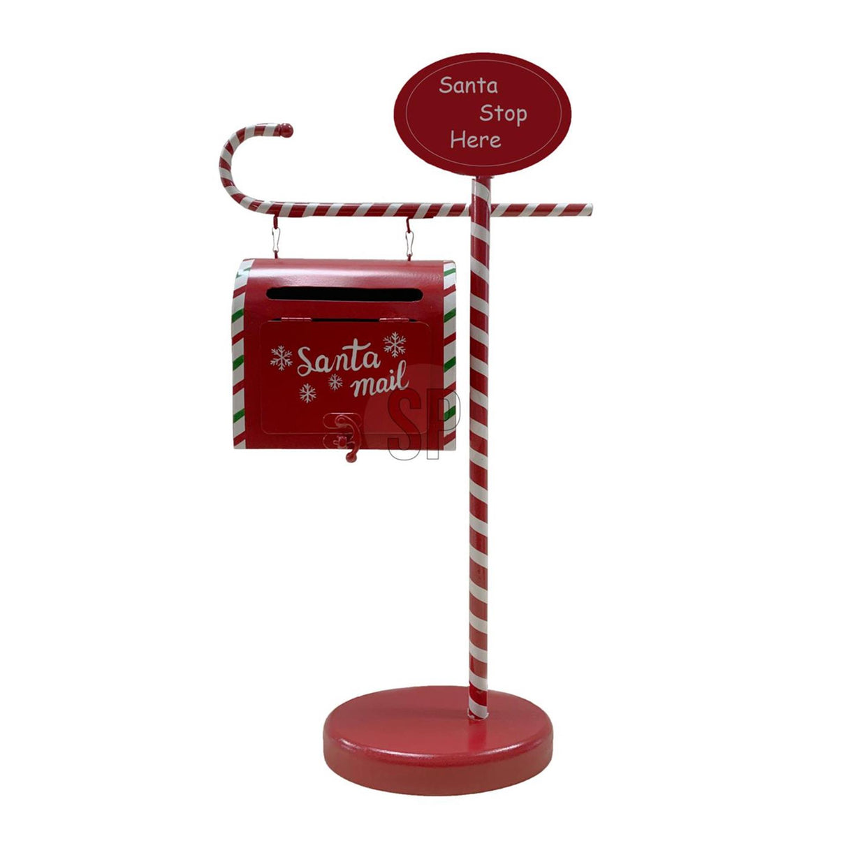 Home-Styling Weihnachtsbriefkasten auf Sockel 25x10x51cm