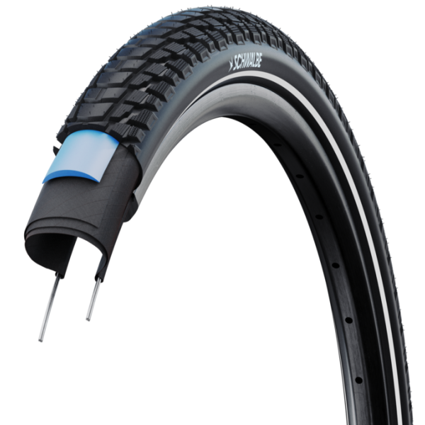 Schwalbe, Reifen, Marathon Plus Tour, 28x1,75 (47-622), Draht, Smart Guard, Twin Skin, B7B+RT, Addix Green