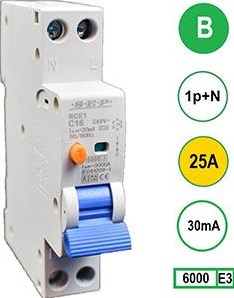 Enzo aardlekautomaat 25a b kar 100ma 2p sep - 4518107