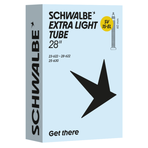 Schwalbe Extralight Schlauch (SV20) – Straße – 28'' (18 25-622 630) – Presta 60 mm