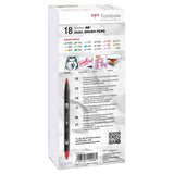 Tombow • Pinselstift und Dual-Pinselstift 18x Pastellfarben