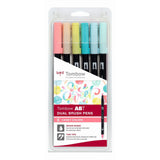 Tombow • Abt Dual Brush Pen Set Bonbonfarben 6tlg