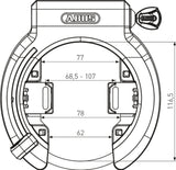 Abus Granit X-Plus 6950m ohne Rahmenschloss