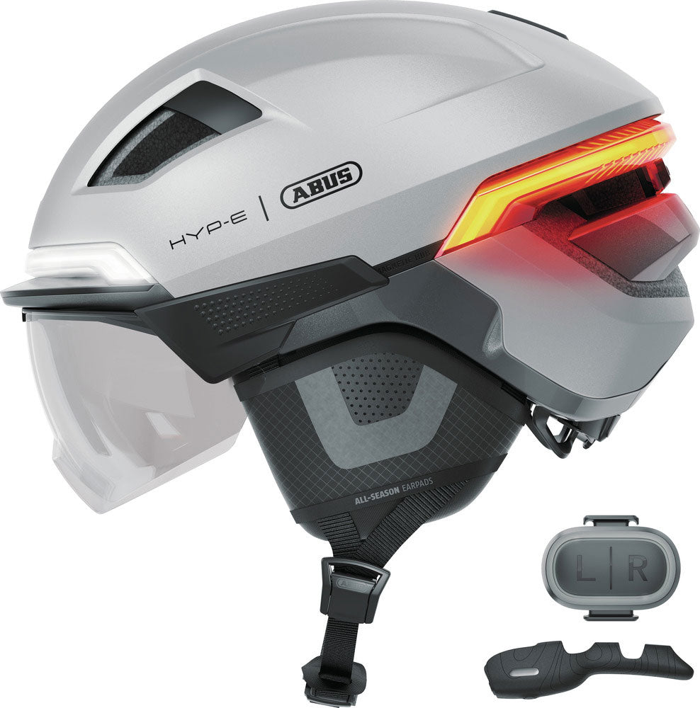 Abus Smart Helm Hyp-e Bl.ace Glanz Silber L 57-61cm