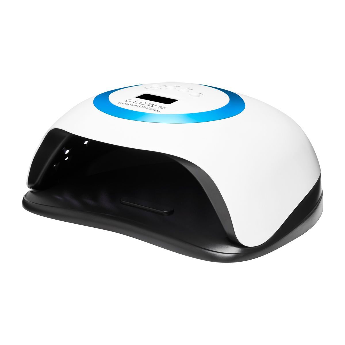 Glow v1 UV-LED-Lampe, dual 168 W, Weiß mit Metallic-Blau