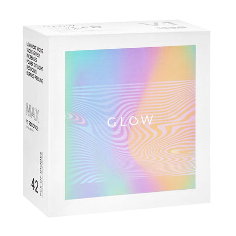 Glow v1 UV-LED-Lampe, dual 168 W, Weiß mit Metallic-Blau