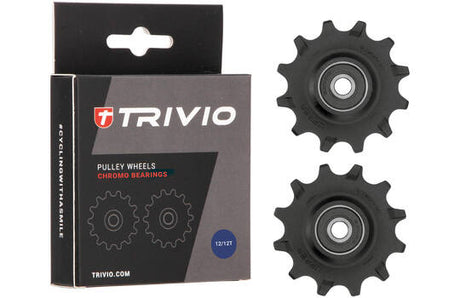 Trivio - Umwerferräder 12 12t Chromolager