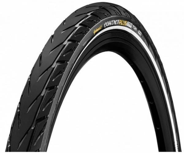 Continental Tire-Kontakt plus Stadt 47-622 (28x1.75) Schwarzer Reflex