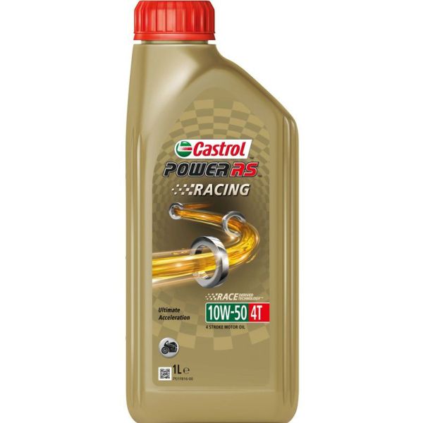 Öl Castrol Power RS ​​Racing 4T 10W -50 - Flasche 1 Liter