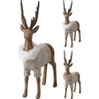 Beeld hert 30cm 2ass kleur