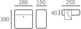 Allux brievenbus 200 antraciet - 40010265