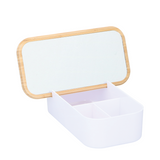 Make-up-Aufbewahrung mit Spiegel, 25 cm