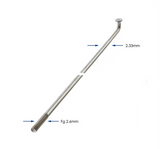Alpina Speiche Zink 13-286 ohne Nippel Silber (144Stk)