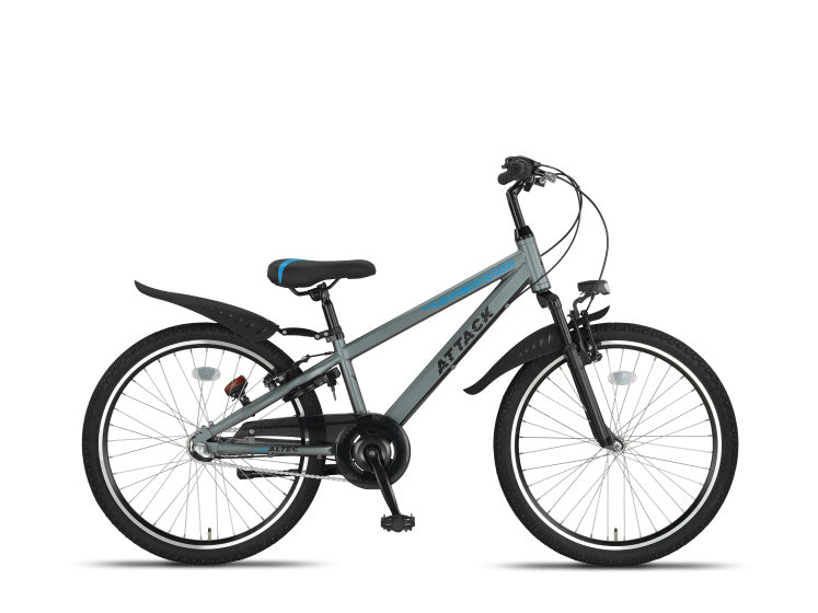Altec Attack MTB 24 Zoll Jungen 3G V-Bremsen grau