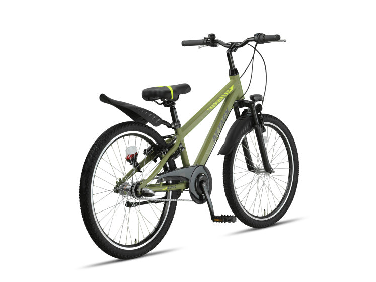 Altec Attack MTB 24 Zoll Jungen 3G V-Bremsen Armeegrün