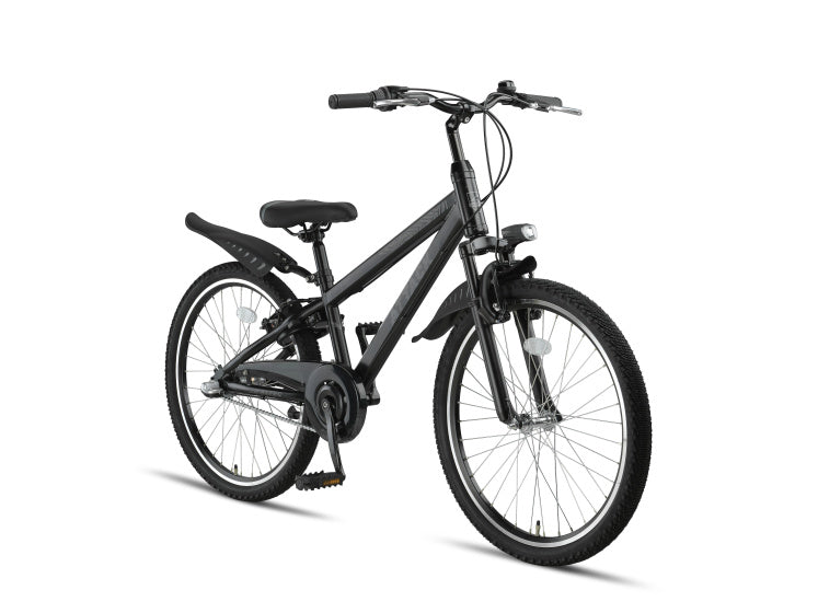 Altec Attack MTB 24 Zoll Jungen 3G V-Bremsen schwarz