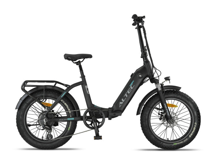 Altec Primera Fatbike Faltrad 20 Zoll 41 cm Unisex 8V Scheibenbremse mattschwarz