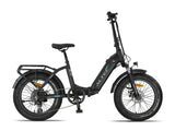 Altec Primera Fatbike Faltrad 20 Zoll 41 cm Unisex 8V Scheibenbremse mattschwarz