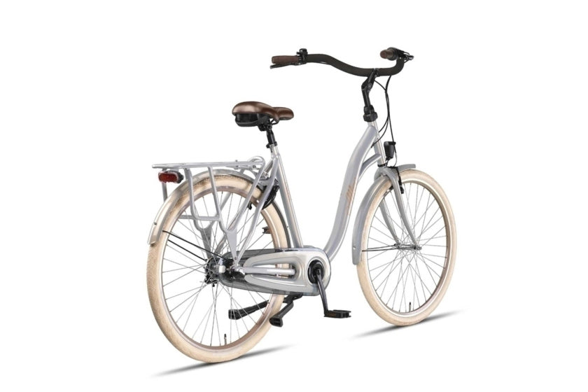 Altec süßes Mutterfahrrad 28 Zoll 56 cm Damen 3G Rollenbremse Silber