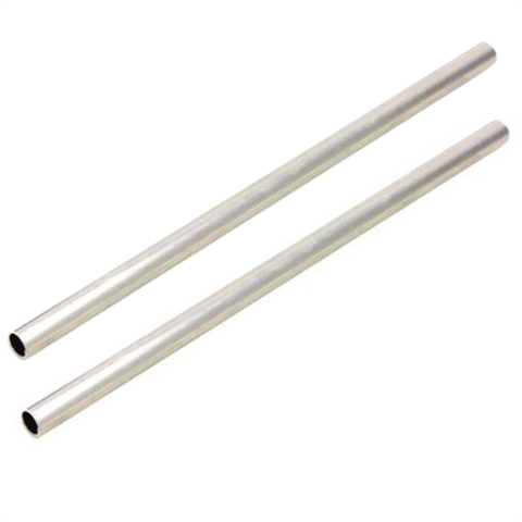 Benel Aluminio Tube 2 PC. Per rotoli di sfondo 100 cm x 5,5 cm x 2,5 mm