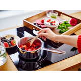 Alva maestro steelpan 2 giettuiten met deksel ø16cm