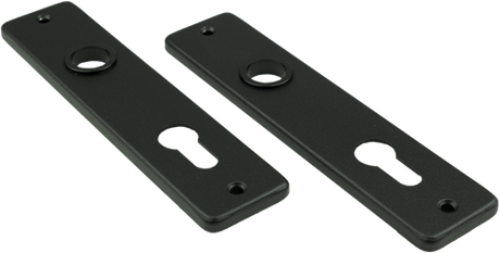 Ami kortschild 180 41 rh profielcilinder 72 zwart 9005 str - 739116