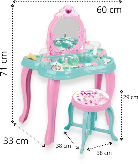 Pilsan Make-up-Tisch leichter Soundeffekte rosa