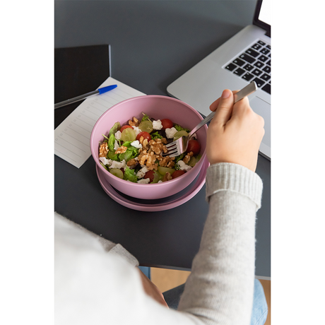 Amuse life lunch bowl met deksel roze 1000ml
