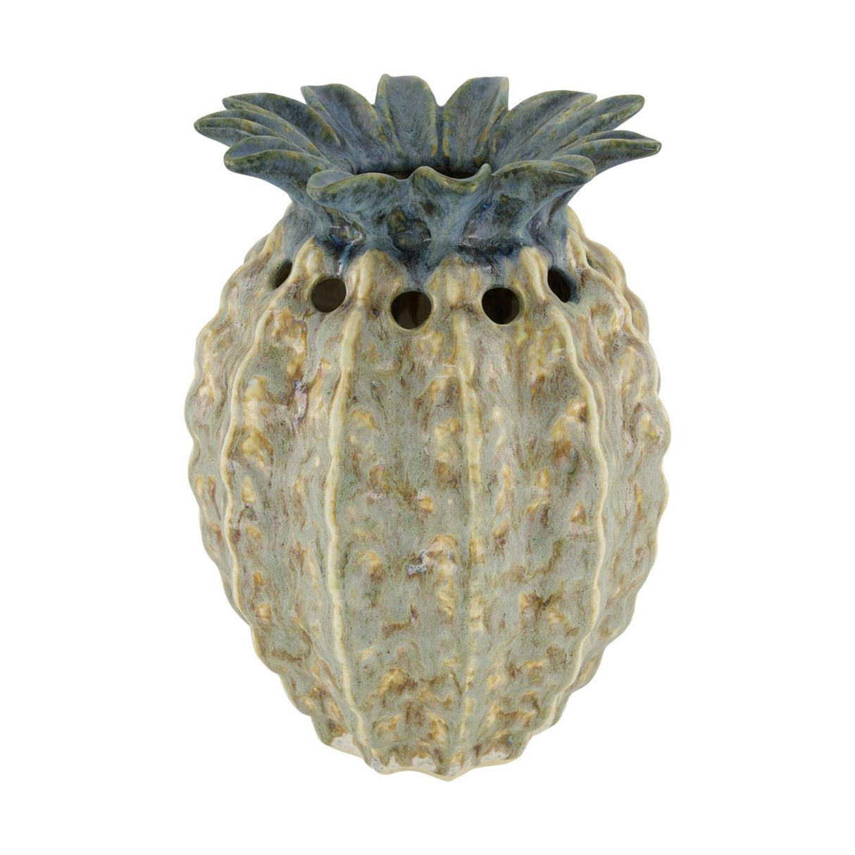 Dijk Natural Collections Vase Ananas Keramik blau ø24xh34cm