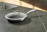 Arbaer Induktionsbratpfanne ø 28 cm mit Waben-Antihaftbeschichtung mit Deckel