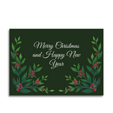 Art by andu wenskaart christmas green