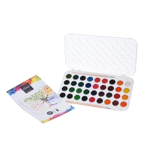 Artist waterverfset 36 kleuren