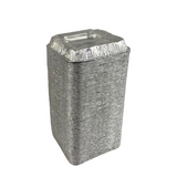 Asbak wegwerp aluminium 100 stuks