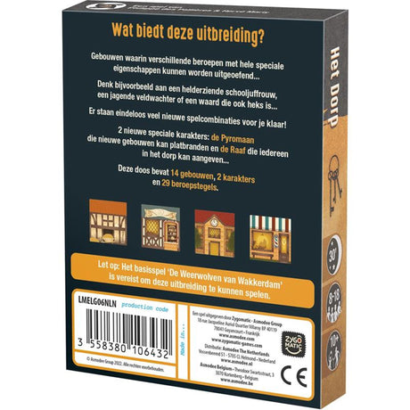 Zygomatic Brettspielstudio: Die Werwölfe von Wokedam – Die Village-Kartenspielerweiterung