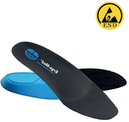 Atlas-Einlegesohle ergo-med mittel | blau | Maat 42 - 00.012.052.42