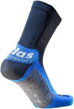 Atlas Performance-Arbeitskleidungssocke | blau schwarz | Größe 39 - 4043692447681