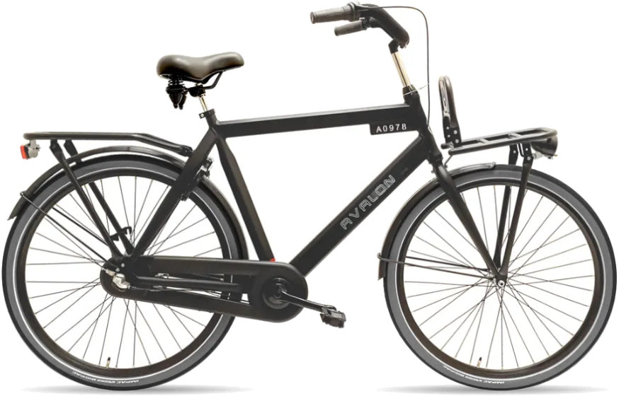 Avalon -Stil 28 Zoll 58 cm Männer 3V Coaster Bremsmatte schwarz
