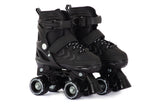 Aventuri verstellbare Rollschuhe halbweicher Stiefel schwarz Größe 27-30 (xs)