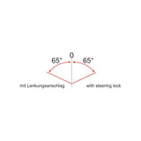Ergotec Steuersatz a118sac-es 1-1 8 halbintegriert mit 65° Lenkblock – Schwarz