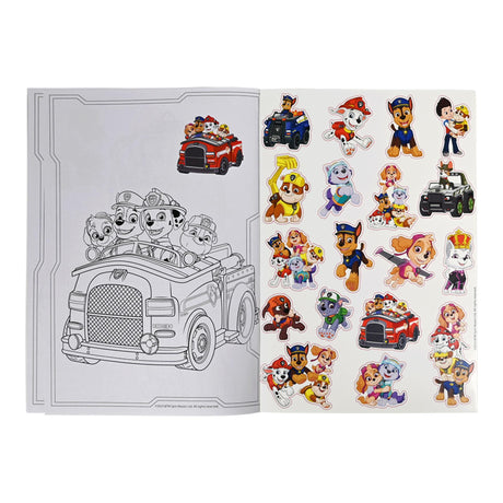 Paw Patrol Malbuch + Aufkleber