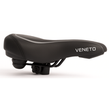 Edge Bicycle Sattel Veneto inkl. Rückhalterung und Hinterlicht - schwarz