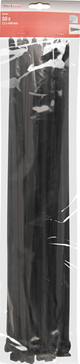 Con:p Colson-Armband 7,5 x 450 mm, schwarz, 50 Stück – B20450