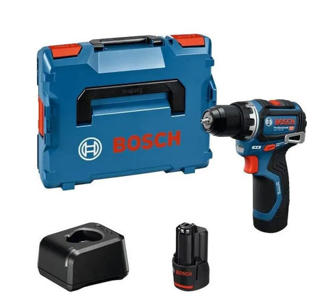 Bosch Blue GSR 12V-32 Akku-Bohrschrauber | 2x GBA 12v 2,0 Ah und Ladegerät gal 12v-20 - 06019n7002