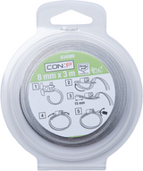 Con:p Spannring 'infinity' + 8 Edelstahlklammern - b34089